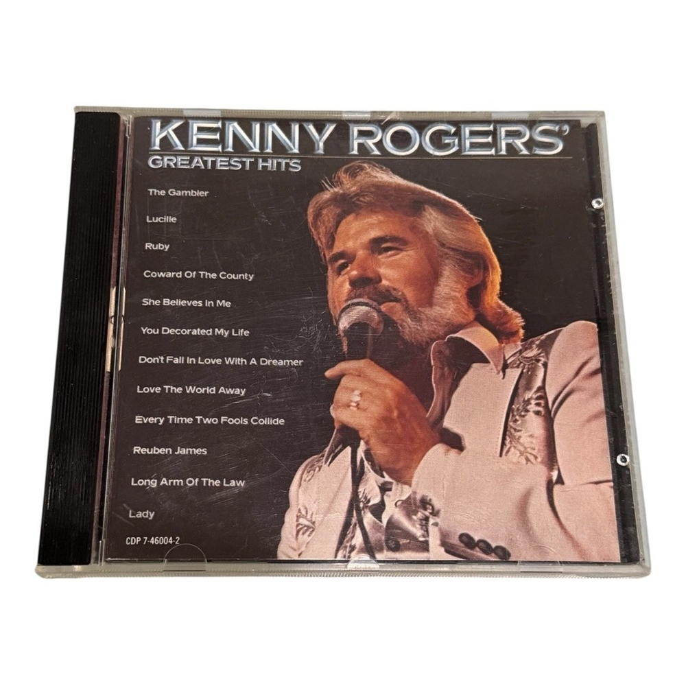 Kenny Rogers CD Greatest Hits Country Pop Album 1980 EMI America Analog Mix